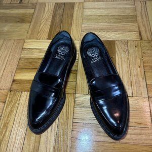 Vince Camuto Patent Leather Platform Loafer